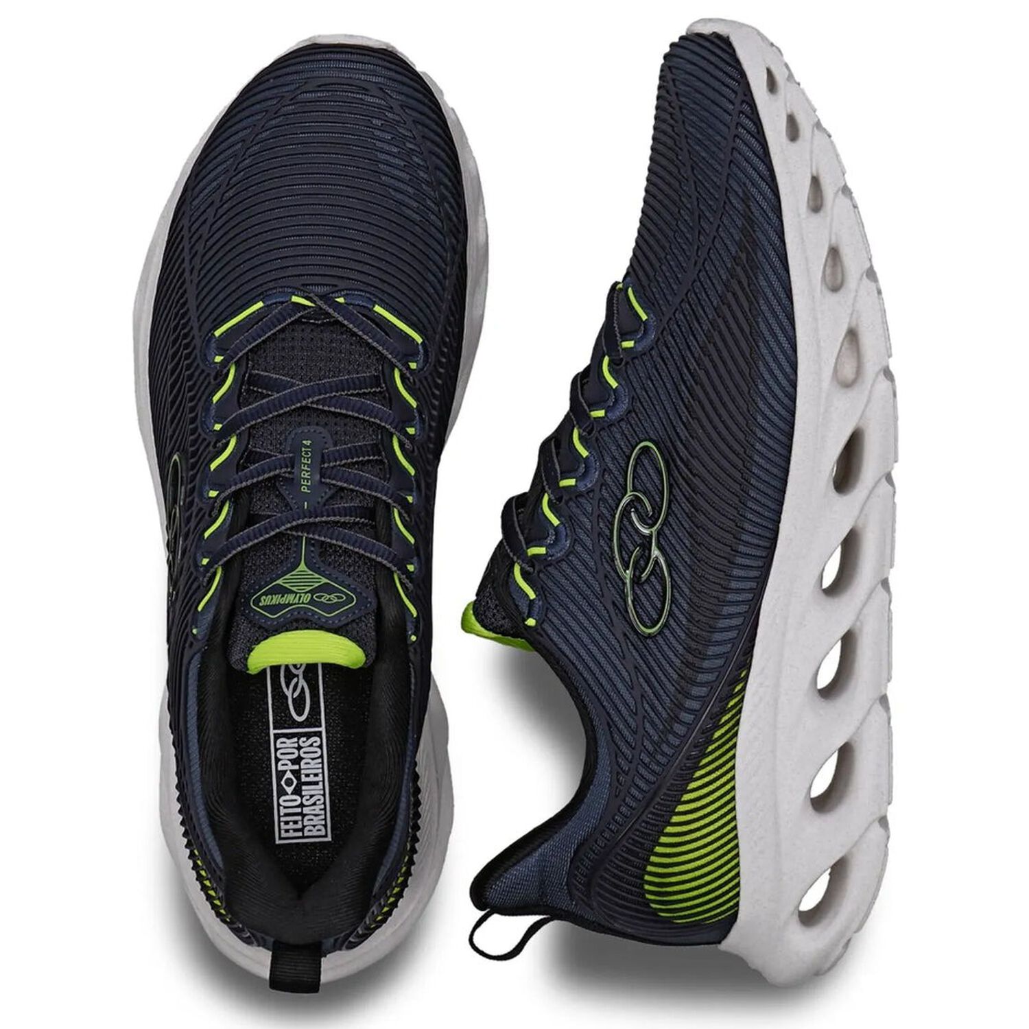 Zapatilla Hombre Perfect 4 Azul Marino/verde Olympikus image number 3.0